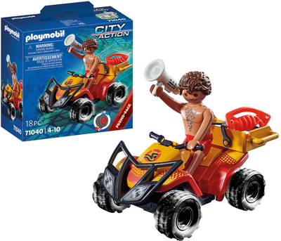 Ігровий набір Playmobil City Action 71040 Lifeguard Quad (4008789710406)