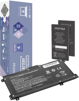 Акумулятор Mitsu для ноутбуків HP Envy 17/x360 15 11.55V 3500 mAh (5903050379360)