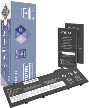 Акумулятор Mitsu для ноутбуків Lenovo ThinkPad T480s 11.55V 4800 mAh (5904162453702)