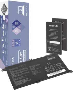 Акумулятор Mitsu для ноутбуків Asus Vivobook S14 S430 X430U K430 11.52V 3653 mAh (5904162454822)