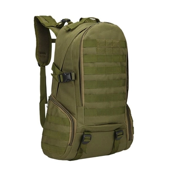 Тактичний штурмовий тактичний рюкзак Armour Tactical C30 Oxford 600D (з системою MOLLE) 30 літрів Олива