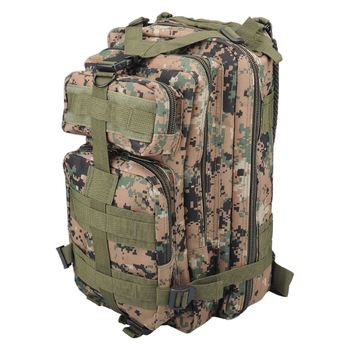 Тактический штурмовой военный рюкзак Armour Tactical C35 Oxford 600D (с системой MOLLE) 35 литров Зелёный пиксель
