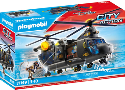 Ігровий набір Playmobil City Action 71 149 Рятувальний вертоліт (4008789711496)