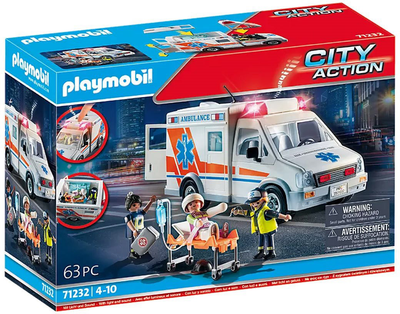 Zestaw figurek do zabawy Playmobil City Action Ambulans (4008789712325)