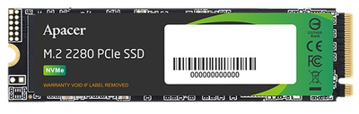 SSD диск Apacer AS2280P4U 2TB NVMe M.2 2280 PCIe 3.0 x4 3D NAND TLC (AP2TBAS2280P4U-1)