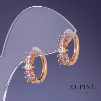 Сережки Xuping 15х5мм "позолота 18К ", ida55259