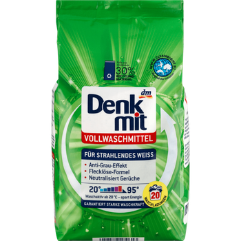 Порошок для прання DenkMit для білого 20 прань 1350 г (4010355484048)