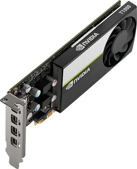 Відеокарта PNY PCI-Ex Quadro T1000 8GB GDDR6 (128bit) (1455/8000) (4 x miniDisplayPort) (VCNT1000-8GB-PB)