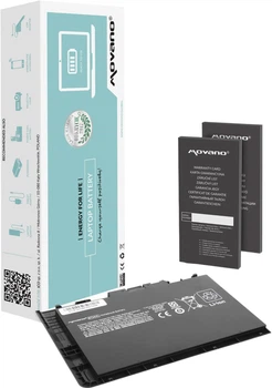 Аккумулятор Movano Premium для ноутбуков HP EliteBook Folio 9470m 14.4V-14.8V 3500 mAh (5903050370091)