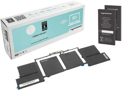 Аккумулятор Movano Premium для ноутбуков Apple MacBook Pro A1707/A1820 11.4V 6667 mAh (5903050379117)