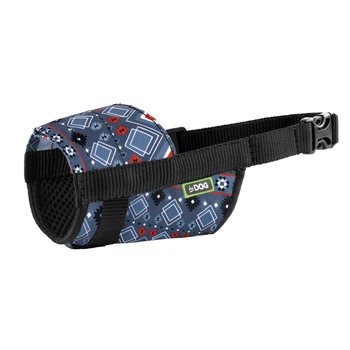 Намордник ТМ HIDOG "Aztec purple" з нейлону регульований, №1 (14-20см)