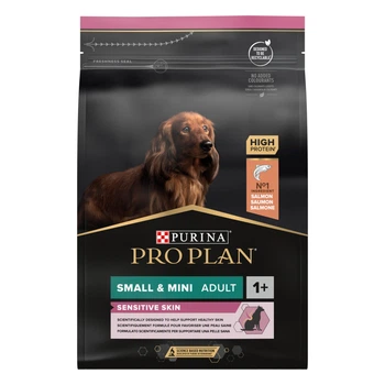 Сухий корм PRO PLAN Small&Mini Adult 1+ Sensitive Skin для дорослих собак дрібних порід з чутливою шкірою з лососем, 3 кг
