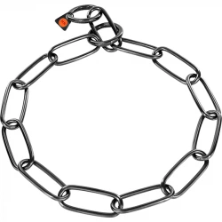 Sprenger Extra Long Link широка ланка нашийник для собак, 4 мм, чорна сталь, 71 см