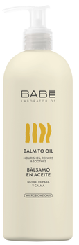 Бальзам для тіла Babe Laboratorios Emollient Transformer Balm-Oil зволожуючий 500 мл (8436571631381)