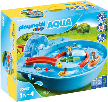 Аквапарк Playmobil 1.2.3 Aqua з фігурками (4008789702678)