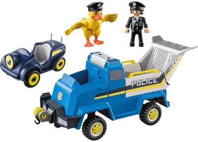 Ігровий набір фігурок Playmobil Duck On Call Police Car (4008789709158)