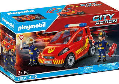 Ігровий набір фігурок Playmobil City Action Маленька пожежна машина (4008789710352)