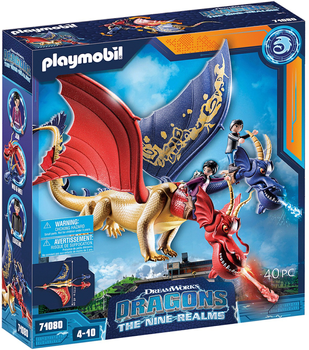 Ігровий набір фігурок Playmobil Dragons The Nine Realms Wu and Wei with Jun (4008789710802)
