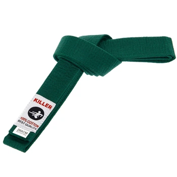 Пояс для кімоно зелений Zelart Killer Heroe 0013 довжина 240см Green