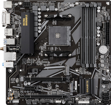 Материнская плата Gigabyte B550M DS3H AC