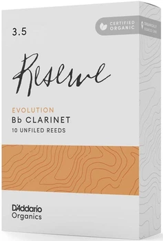 Тростини для кларнета D'Addario ORGANIC RESERVE EVOLUTION BB CLARINET #3.5 - 10 PACK