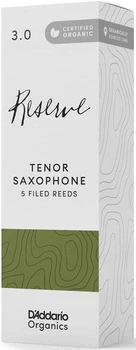 Трости для тенор саксофона D'Addario ORGANIC RESERVE - TENOR SAX #3.0 - 5 PACK