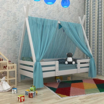 Ліжечко будиночок Sportbaby Вігвам 2 80x190 см Білий