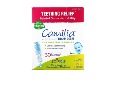 Средство Camilia Boiron для снятия бoли при прoрезывании зубов для младенцeв от 1 месяца 30 доз