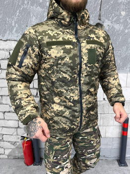 Зимова тактична куртка піксель lieutenant 4XL