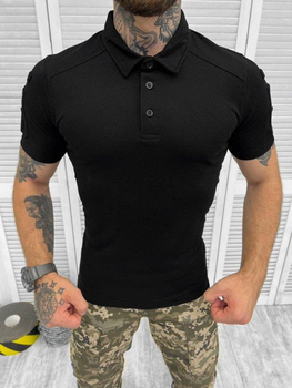 Polo Combat total black XL