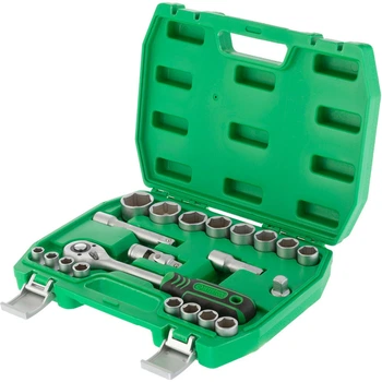 Набор торцевых головок с трещоткой Intertool ET-6021SP [98818]