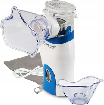 Інгалятор компресорний небулайзер дитячий ультразвуковий Esperanza ECN005 Польща білий