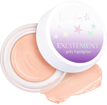 Rozświetlacz do twarzy Lovely Excitement Gelly Highlighter żelowy 10g (5907439135639)