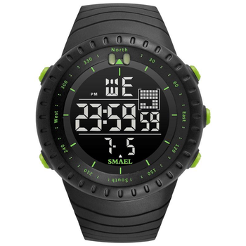 Часы наручные мужские Smael 1237 Black Green (15195)