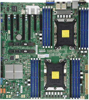 Материнська плата Supermicro MBD-X11DPH-T-O (s3647, Intel C622, PCI-Ex16)