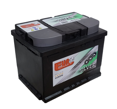 Акумулятор Eurocraft Silver 60A*год., R+, 560А (низький)