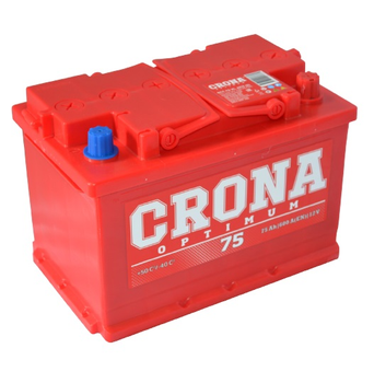 Акумулятор Crona Optimum 75A * рік, R +, 700А