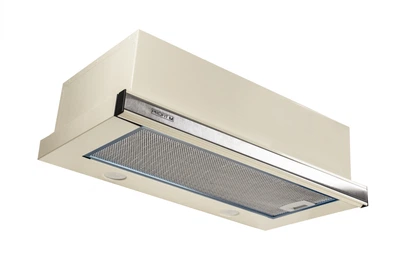 Вытяжка кухонная PROFIT M Телескоп №1 50см 840м3 Слоновая Кость LED вставка нержавейка