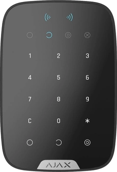Bezprzewodowa klawiatura dotykowa Ajax KeyPad Plus czarna (000023069)