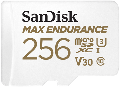 Karta pamięci SanDisk MicroSDHC 256GB UHS-I/U3 Class 10 Max Endurance (SDSQQVR-256G-GN6IA)