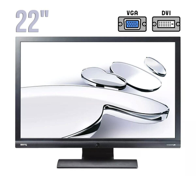 Монитор BenQ G2200W / 22" (1680x1050) TN / VGA, DVI / VESA 100x100 б/у