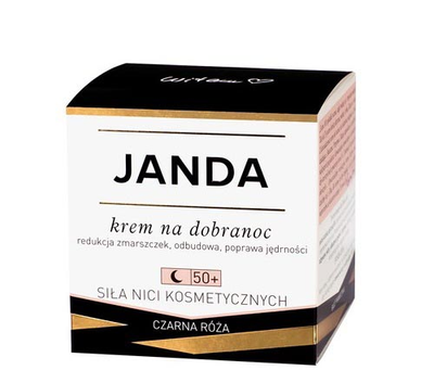 Крем для обличчя Janda Siła Nici Kosmetycznych для сну 50+ Чорна троянда 50 мл (5905279874039)