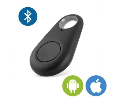 Брелок трекер з маячком Чорний iTag захист від втрати Bluetooth (SH7711042)