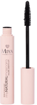 Туш для вій Miya Cosmetics myNaturalmascara природне подовження, об'єм і завиток 10 мл (5903957256016)