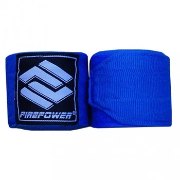 Бинты боксерские эластичные Firepower FPHW5 Синие 4.5м