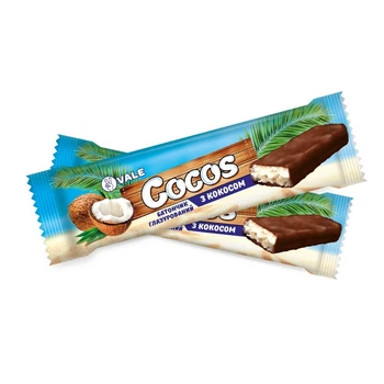 Батончик Cocos батончик на основі кокосової стружки Vale 35 гр