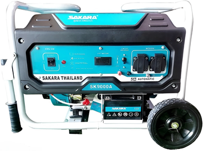 Генератор бензиновий SAKARA SK9000A 6,5/7кВт електричний пуск