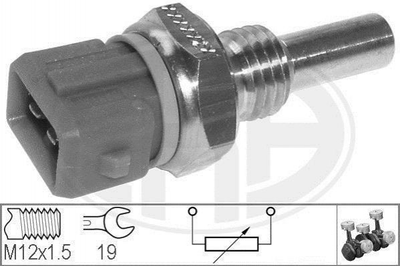 Датчик температури рідини, що охолоджує ERA 330122 Peugeot 406, 306, 806, Boxer, 605, Expert, Partner, 206, 307; Fiat Ducato, Scudo; Citroen Xsara, Jumper, Berlingo 1920K9, 9613147080, 96131470