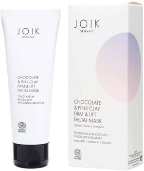 Маска для обличчя Joik Оrganic Chocolate & Pink Clay Firm & Lift Facial Mask зміцнення-ліфтинг 75 мл (4742578002425)