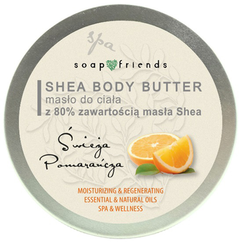 Masło do ciała Soap and Friends Shea Body Butter 80 % pomarańcza 200 ml (5903031203080)